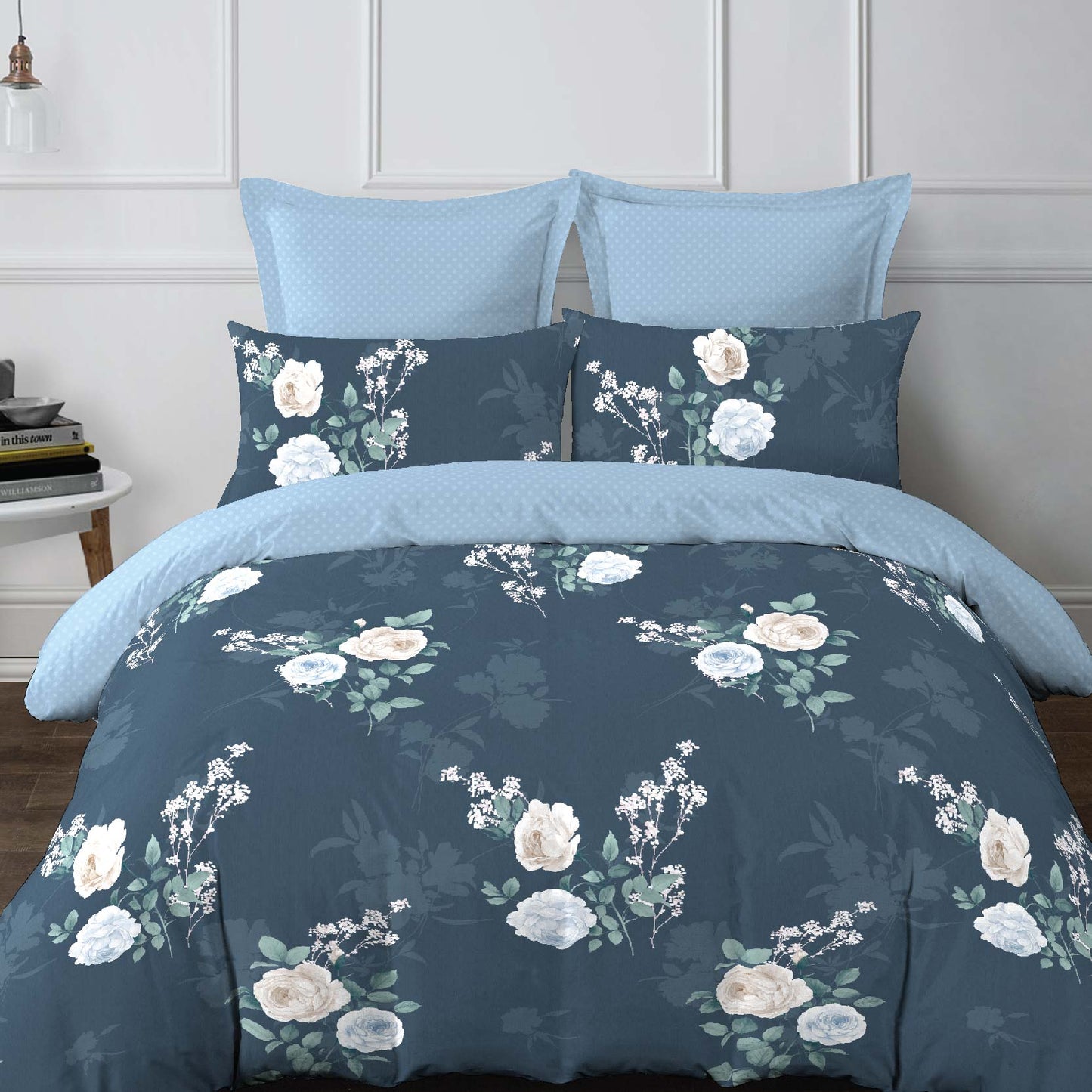 Ann Taylor Floretta Fitted Bedsheet Set - Cotton Non-Iron 750TC