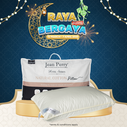 Jean Perry Hotel Series Natural Cotton Pillow