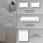 Jean Perry 100% Cotton Hotel Series Signature White Fitted Bedsheet Set - 950TC