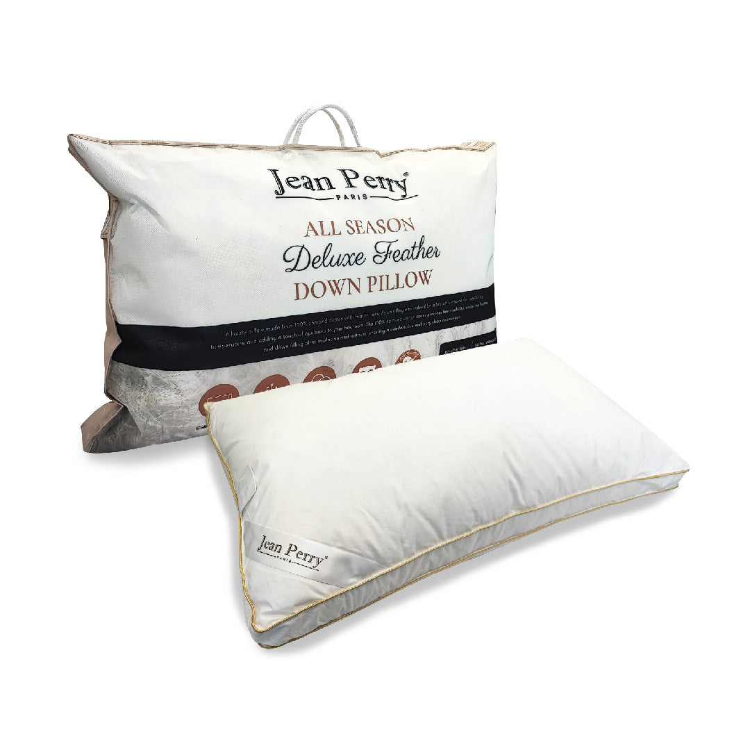 Jean Perry All Season Deluxe Feather Down Pillow