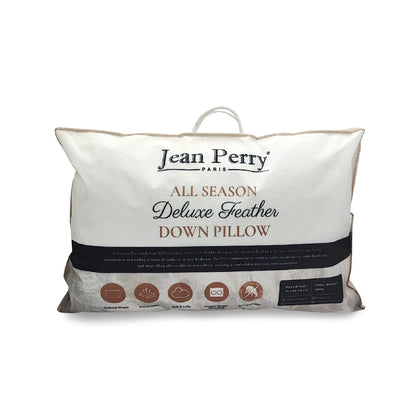 Jean Perry All Season Deluxe Feather Down Pillow