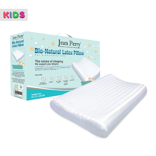 Jean Perry Toddler Bio-Natural Latex Pillow - [100% Natural Latex]