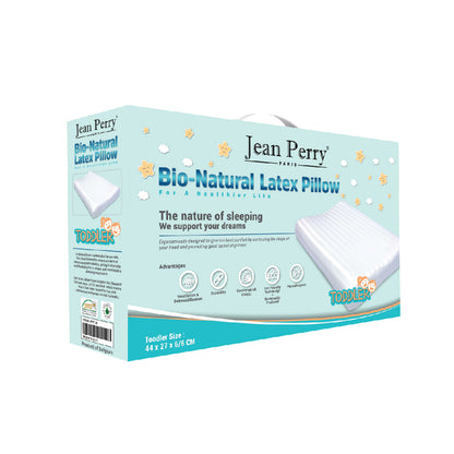 Jean Perry Bio-Natural Latex Toddle Pillow - [100% Natural Latex]