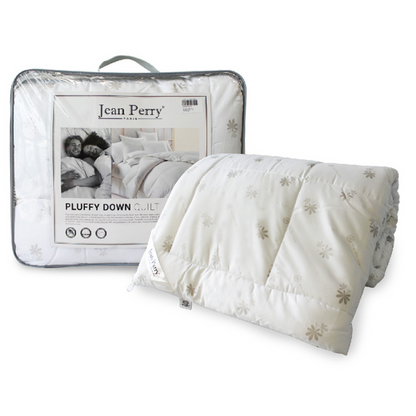 Jean Perry Pluffy Down White Quilt