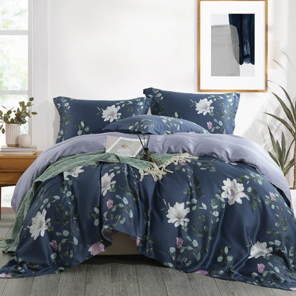 Jean Perry TENCEL™ Seville 5-IN-1 Quilt Cover Set - 850TC
