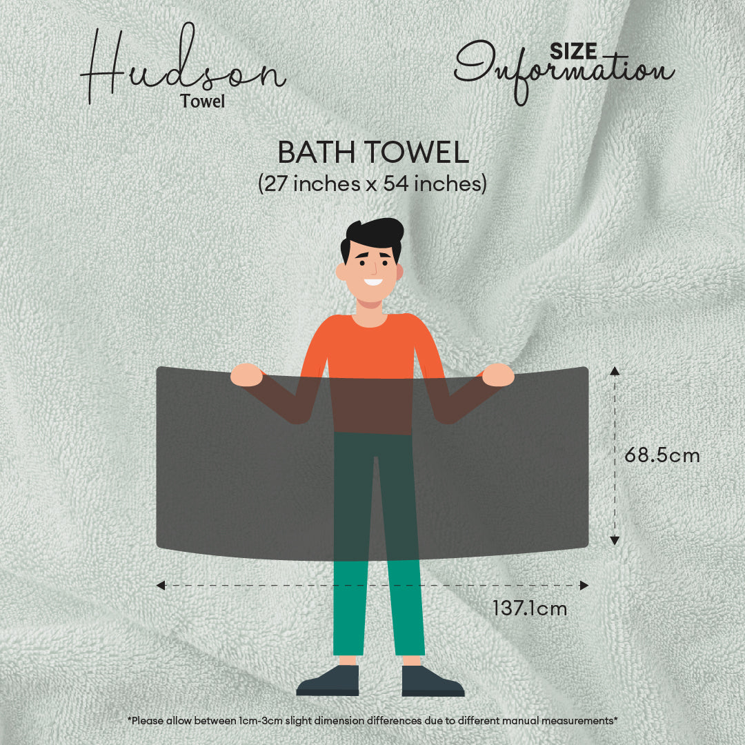 Jean Perry Hudson Bath Towel [100% COTTON] Bundle 2@RM70