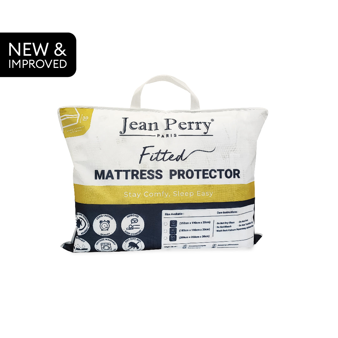 Jean Perry Fitted Mattress Protector (30cm)