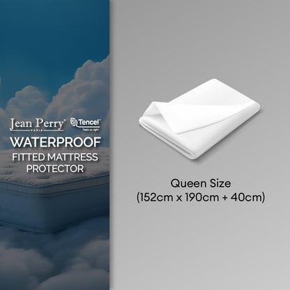 Jean Perry TENCEL™ Waterproof Fitted Mattress Protector