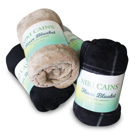 Niki Cains Adrin Fleece Blanket