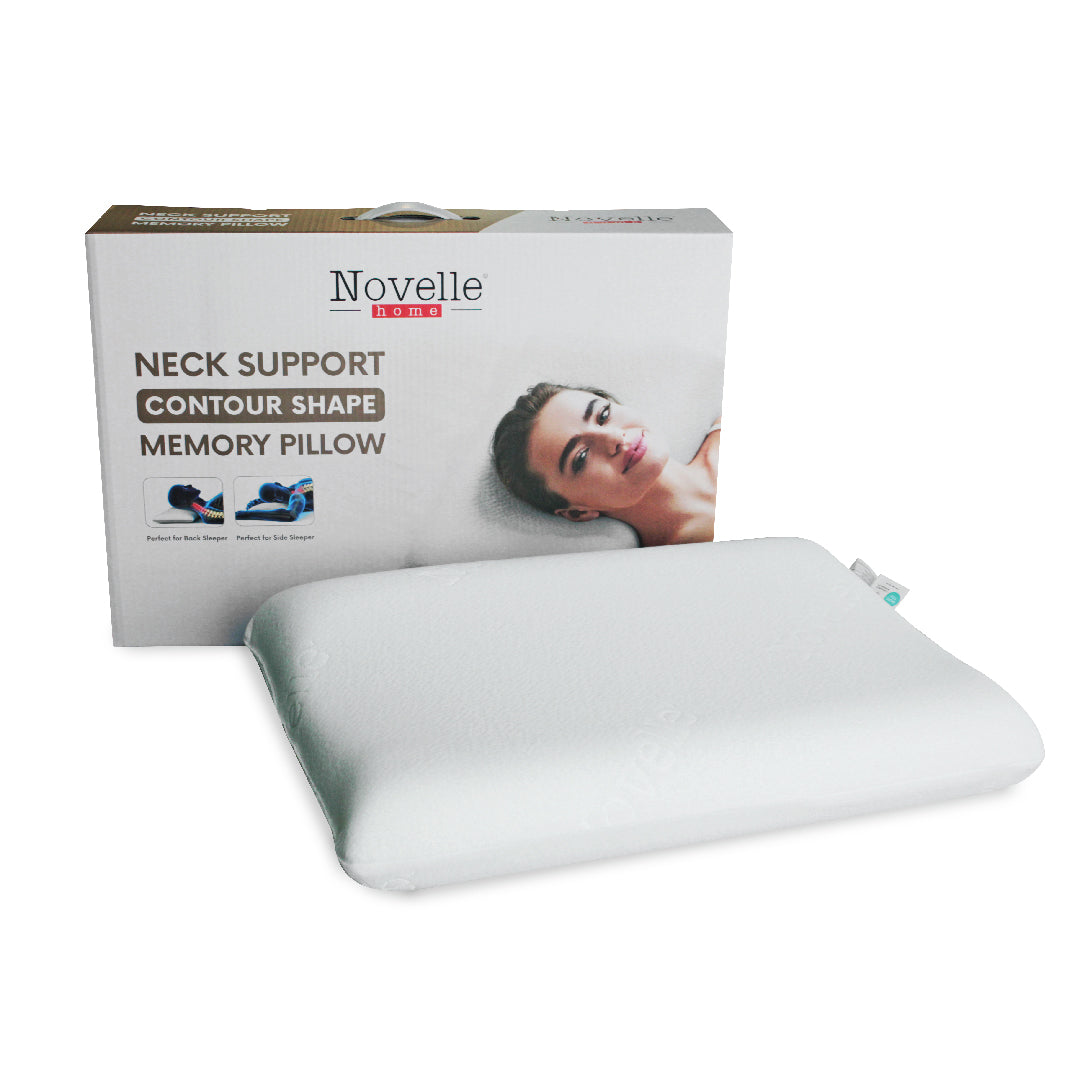 Novelle Neck Support Contour Shape Memory Pillow