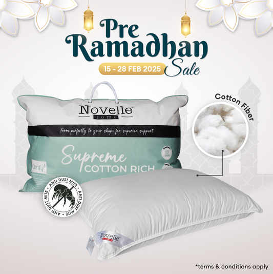 Novelle Supreme Cotton Rich Pillow