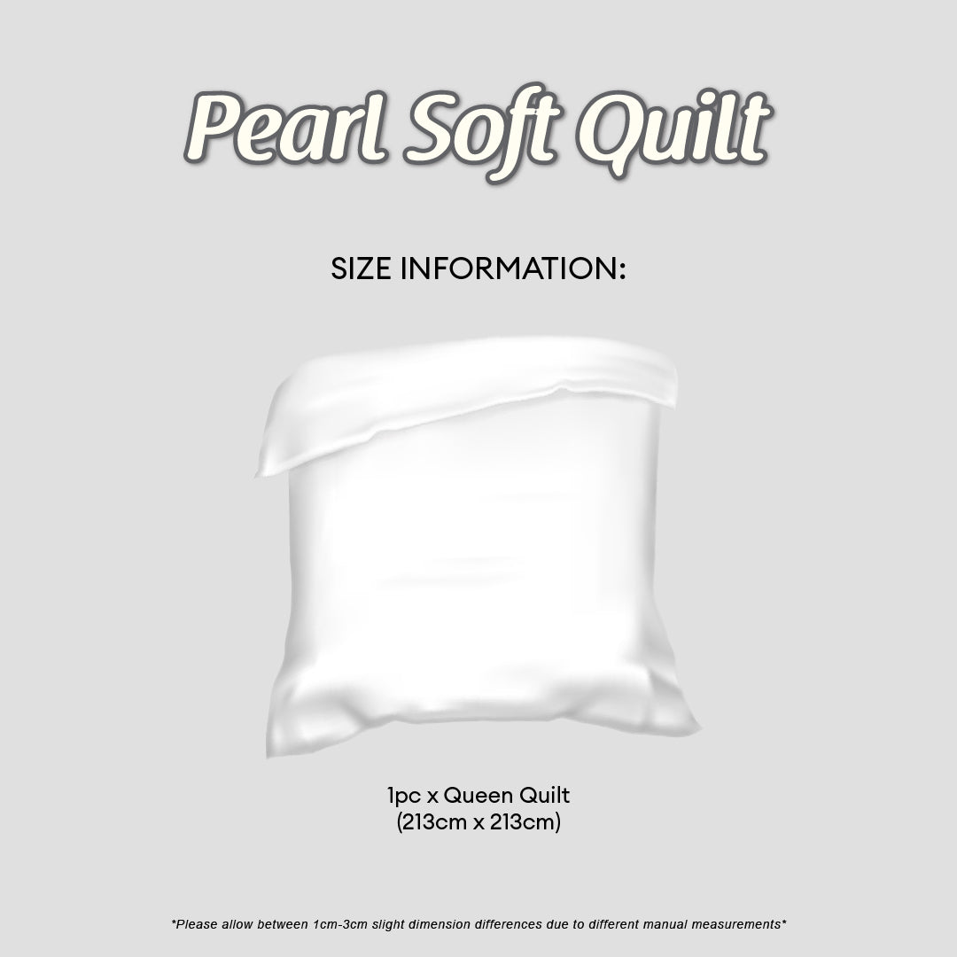 Jean Perry Pearl Soft White Quilt