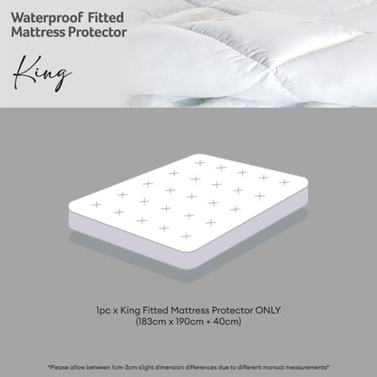 Ann Taylor Bamboo Series Waterproof Fitted Mattress Protector