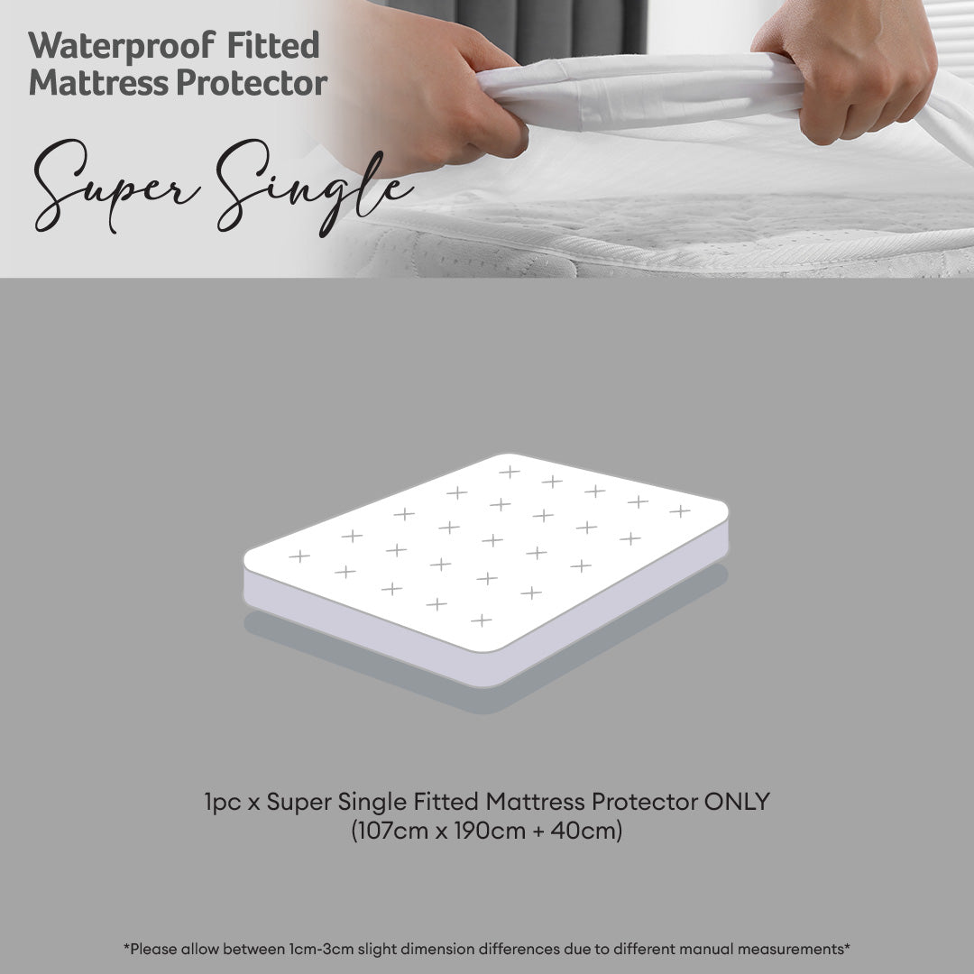 Ann Taylor Bamboo Series Waterproof Fitted Mattress Protector