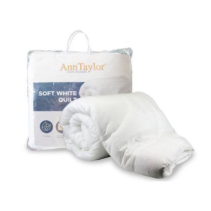 Ann Taylor Soft White Quilt