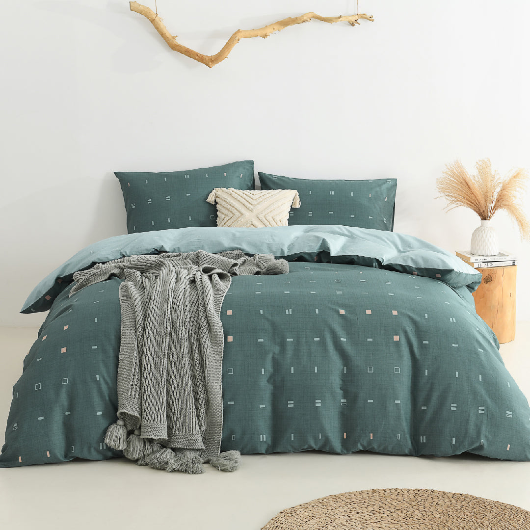 Jean Perry COTTON USA™ Dallas Quilt Cover Set - 1100TC