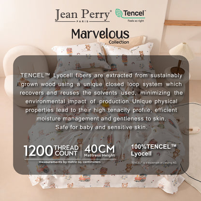 Jean Perry TENCEL™ Marvelous Quilt Cover Set - 1200TC