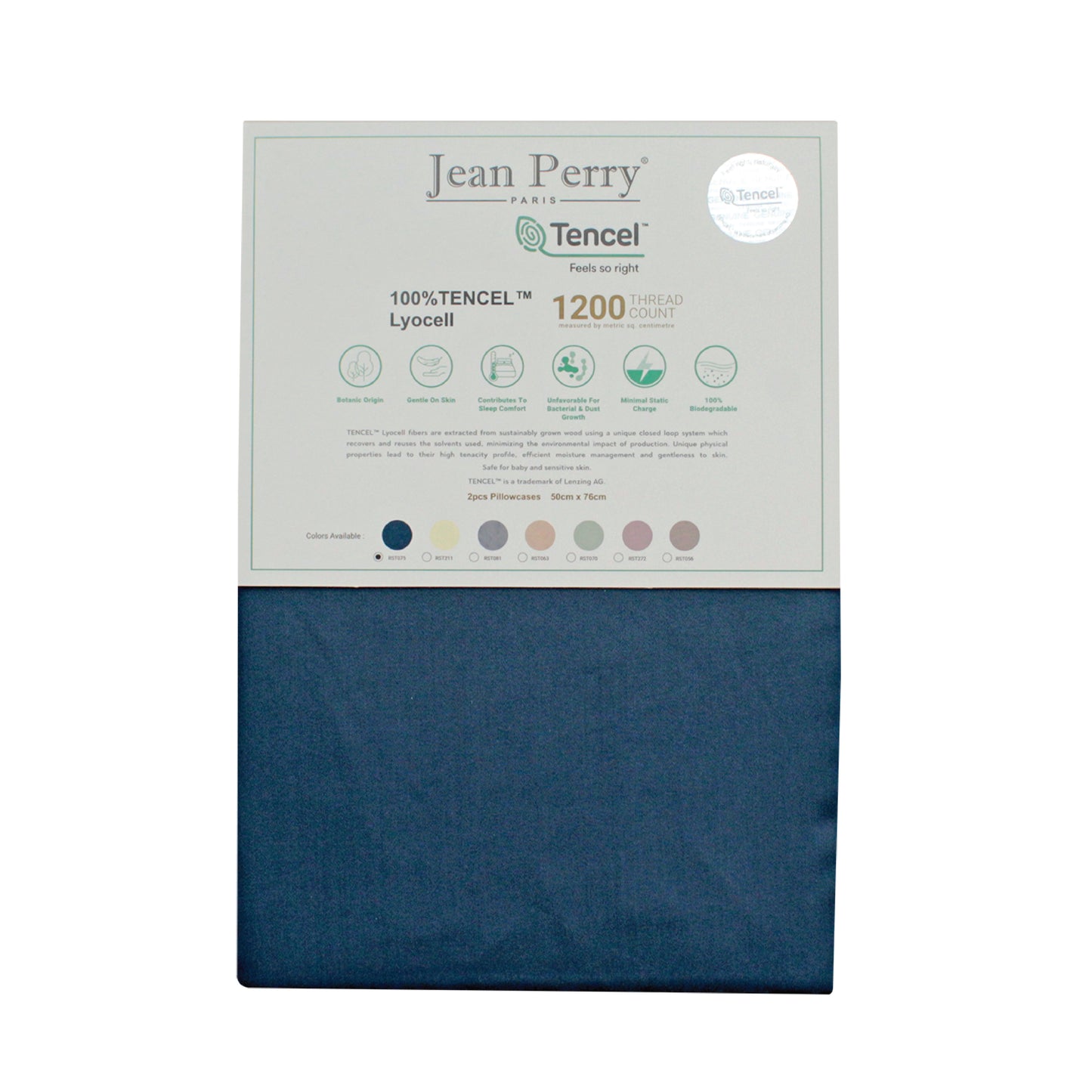 Jean Perry TENCEL™ 2pcs Pillow Case - 1200TC