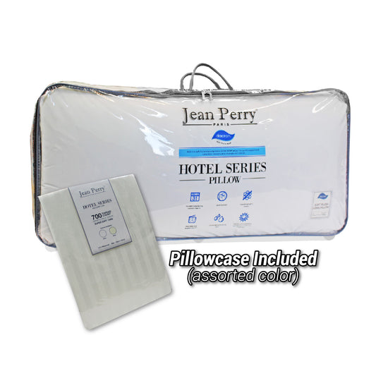 Jean Perry Hotel Series Soft Plush Long Pillow + 1pc Long Pillowcase