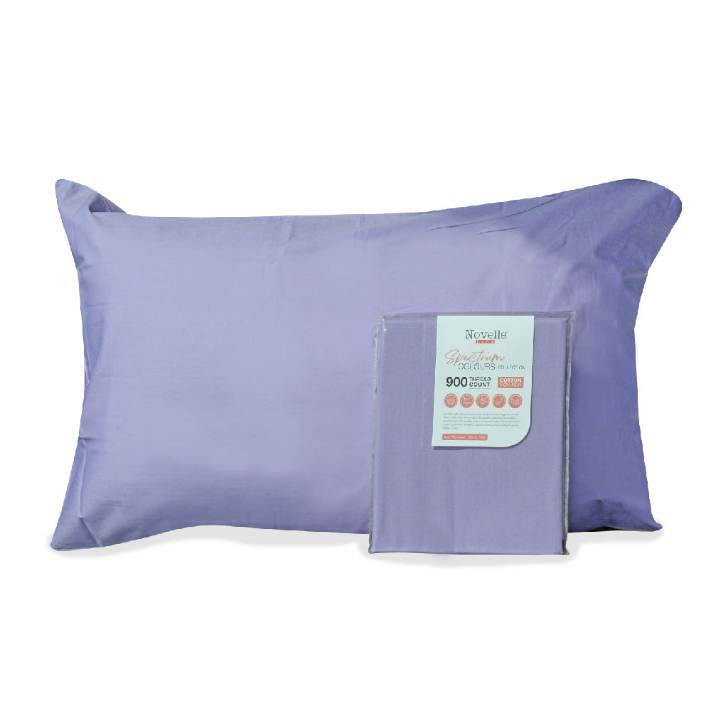 Novelle Spectrum Colours 2 pcs Pillow Case - Cotton Non-Iron 900TC