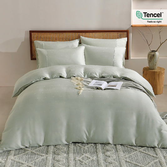 Jean Perry TENCEL™ with Bamboo Charcoal Blended Revin Quilt Cover Set - 1200TC